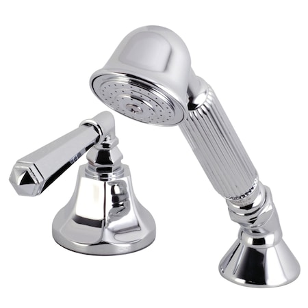 Kingston Brass KSK4301HLTR Transfer Valve Set For Roman Tub Filler, Polished Chrome KSK4301HLTR